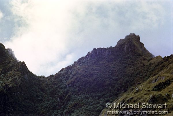 Inca Trail - Looking Back at Runkuraqay Pass